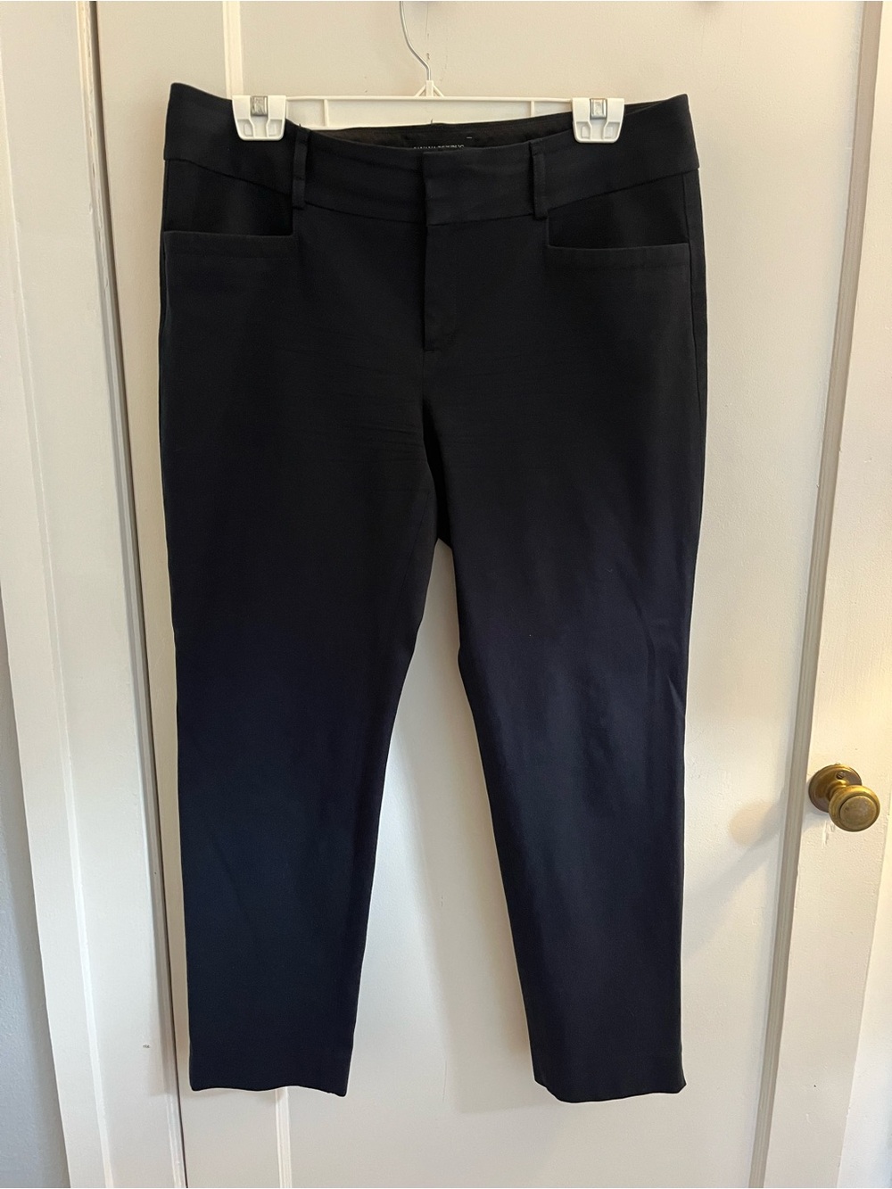 Banana Republic Navy Straight Leg Trousers